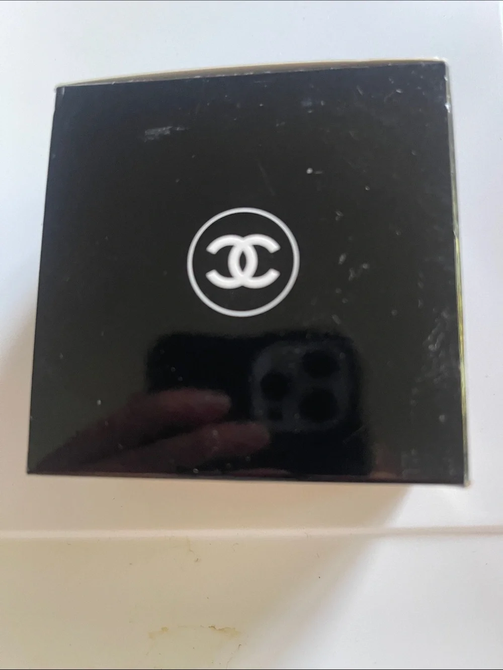 CHANEL Black & Gold Night Eye Mask Set